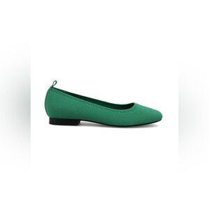 MIA Green Flats Sz. 7.5 Runs Large - See Measurments